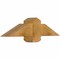 Ekena Millwork Eugene Rough Sawn Timber Gable Bracket, Western Red Cedar, 36"W x 9"H x 6"D x 6"F, 6/12 Pitch GBW036X09X0606EUG00RWR - alternate 2